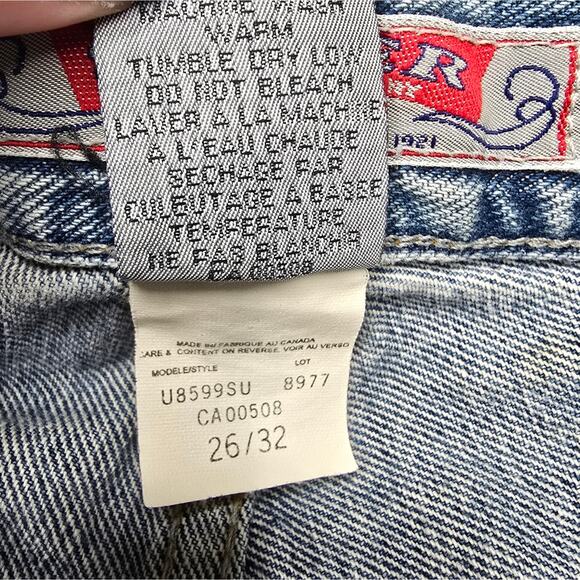 Silver Jeans Frisco High Rise Straight Leg Button Fly Jeans Size 26 - Picture 12 of 13